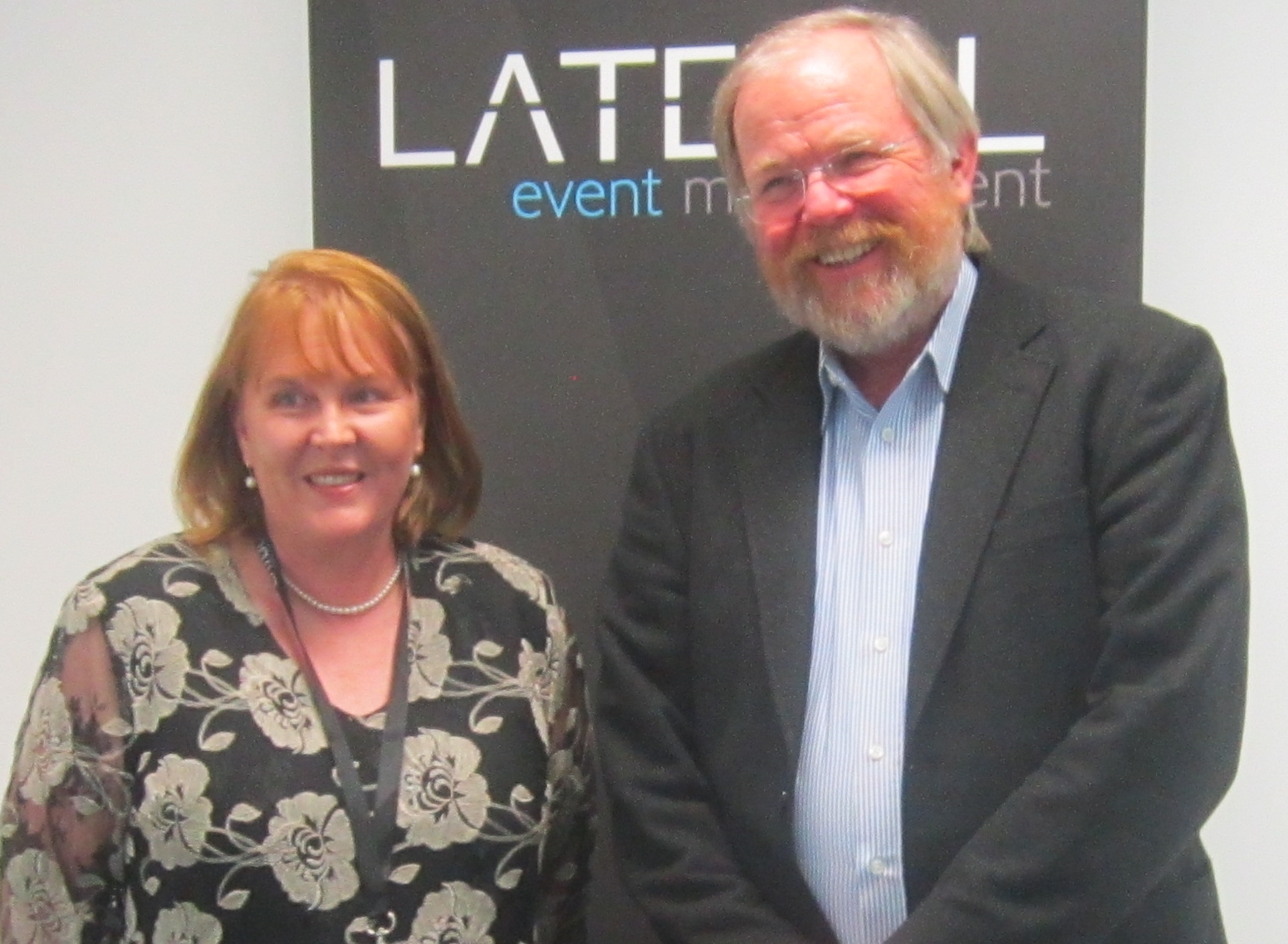 With Bill Bryson at his Canberra event, March 2014