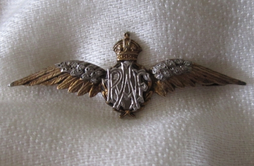 A close up of the sweetheart wings given by Jack Kennedy (one of the subjects in Australia's Few and the Battle of Britain) to his fiancee, Christine in 1940. It is a great honour to own this now, and to keep alive the beautiful story behind it.